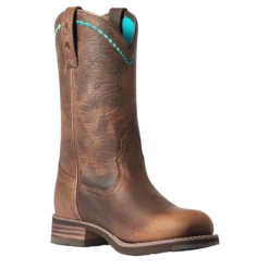 AriatĀ® Ladies Unbridled Roper Cooper Kettle Western Boots 10038422