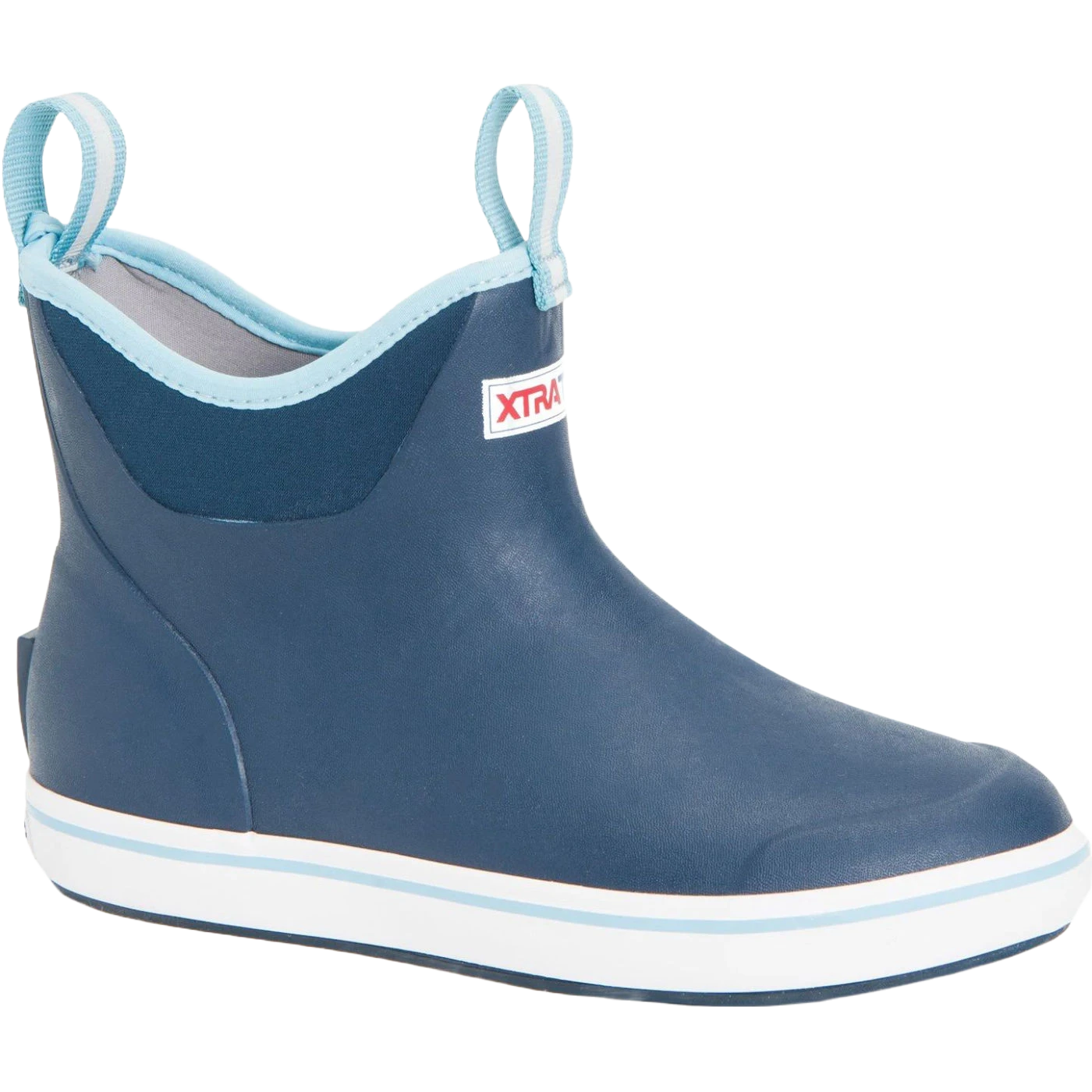 XTRATUF Ladies Navy Ankle Deck Boots XWAB-201 3 XTRATUF Ladies Navy Ankle Deck Boots XWAB-201