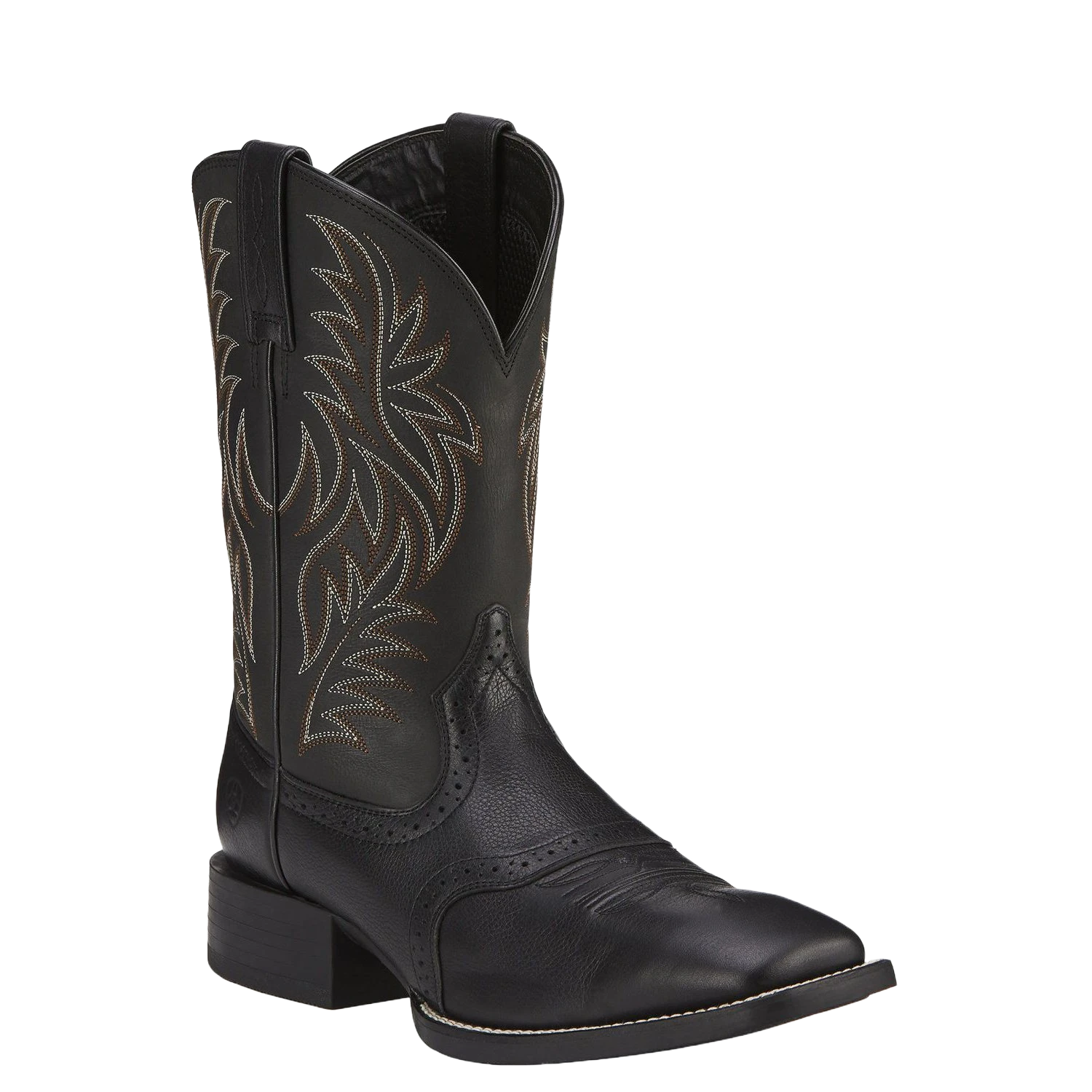 Ariat Men’s Black Sport Wide Square Toe Western Boot 10016292 3 Ariat Men’s Black Sport Wide Square Toe Western Boot 10016292