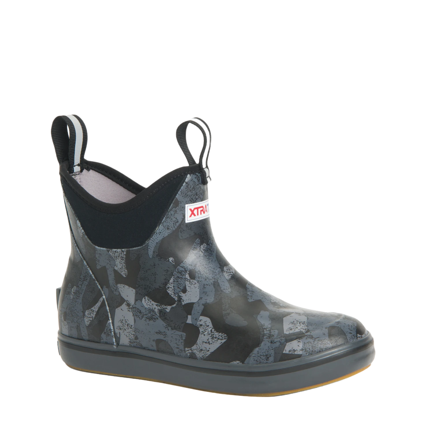XTRATUF Ladies Black Camo Ankle Deck Boots XWAB-002 3 XTRATUF Ladies Black Camo Ankle Deck Boots XWAB-002