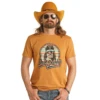 Rock & Roll Cowboy® Unisex Dale Brisby Mustard Graphic Tee RRUT21R0J4 2 Rock & Roll Cowboy® Unisex Dale Brisby Mustard Graphic Tee RRUT21R0J4 -Ariat RRUT21R0J4