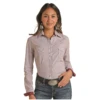 Rough Stock® Ladies Pinstripe Burgundy Snap Shirt RSWSOSRYU2-62 2 Rough Stock® Ladies Pinstripe Burgundy Snap Shirt RSWSOSRYU2-62 -Ariat RSWSOSRYU2 62