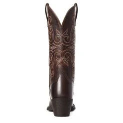 Ariat Ladies Round Up Lakota Rough Tan Snip Toe Boots 10035785 10 Ariat Ladies Round Up Lakota Rough Tan Snip Toe Boots 10035785 -Ariat S21 WMS WEST 10035785 heel