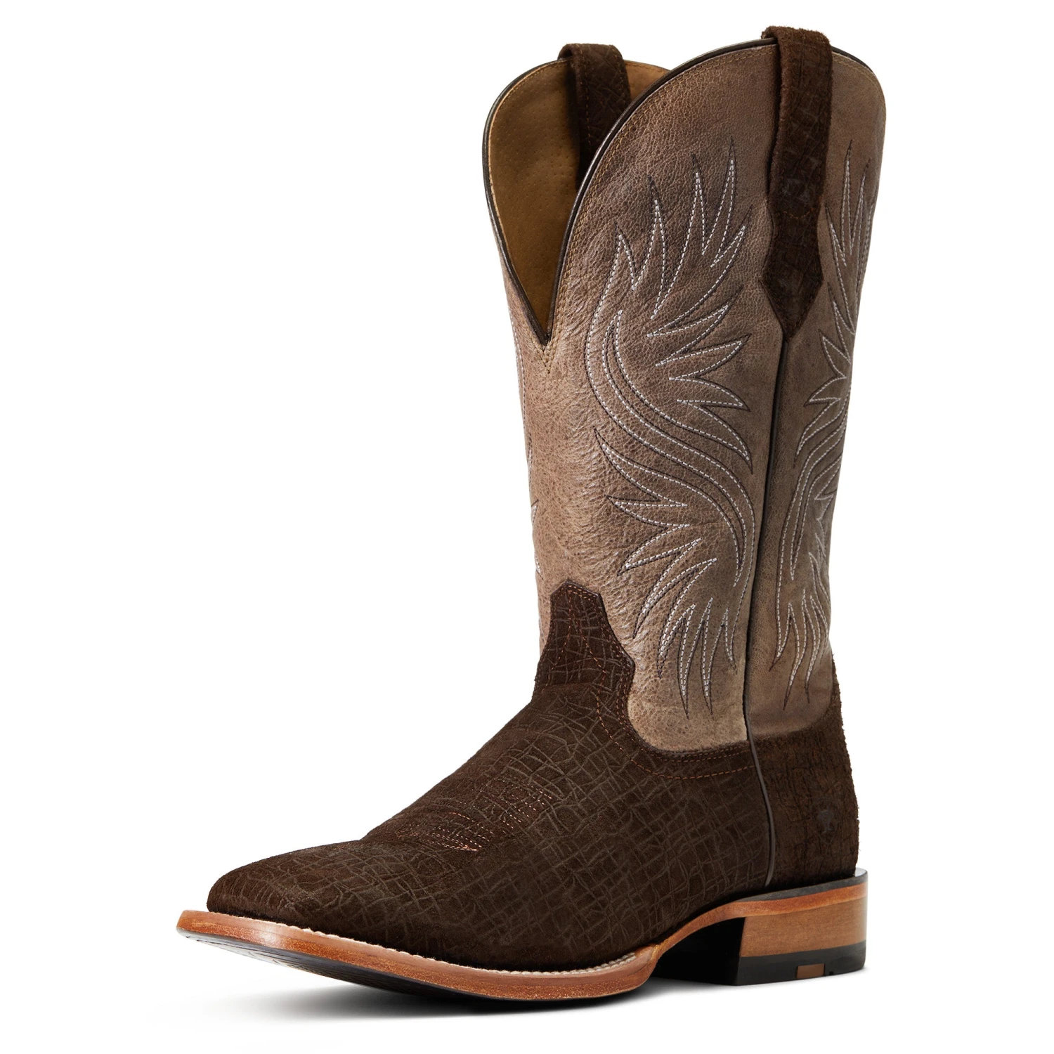 Ariat Men's Circuit Rockridge Dark Coffee & Conch Tan Boots 10040241 5 Ariat Men's Circuit Rockridge Dark Coffee & Conch Tan Boots 10040241 - Image 3
