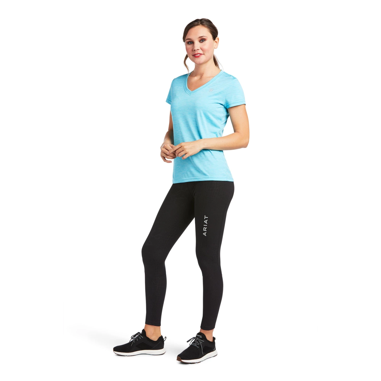 Ariat Ladies Laguna Short Sleeve Bachelor Button Shirt 10039405 4 Ariat Ladies Laguna Short Sleeve Bachelor Button Shirt 10039405 - Image 2