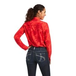 Ariat® Women's VentTEK™ Stretch Island Shadow Floral Print Shirt 10040584 -Ariat S22 WMS WEST 10040584 back