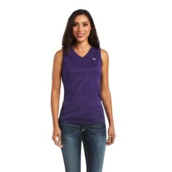 Ariat Women's Laguna Sleeveless Purplavy Tank 10040590