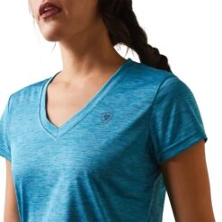 Ariat® Ladies Laguna Patriot Mosaic Blue T-Shirt 10043626 8 Ariat® Ladies Laguna Patriot Mosaic Blue T-Shirt 10043626 -Ariat S23 WMS WEST 10043626 detail01