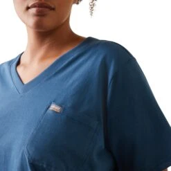 Ariat® Ladies Rebar CottonStrong Key Largo USA Flag T-Shirt 10043846 12 Ariat® Ladies Rebar CottonStrong Key Largo USA Flag T-Shirt 10043846 -Ariat S23 WMS WEST 10043846 detail01 plus