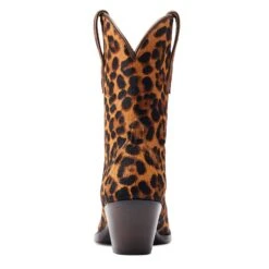Ariat® Ladies Bandida Leopard Hair On Western Boots 10044393 12 Ariat® Ladies Bandida Leopard Hair On Western Boots 10044393 -Ariat S23 WMS WEST 10044393 heel