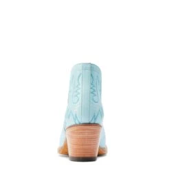 Ariat® Ladies Dixon Tiffany Blue Western Booties 10044482 -Ariat S23 WMS WEST 10044482 heel
