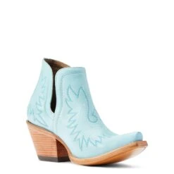 Ariat® Ladies Dixon Tiffany Blue Western Booties 10044482 -Ariat S23 WMS WEST 10044482 medial