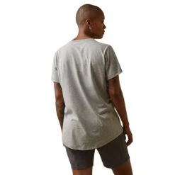 Ariat Ladies Rebar Workman Heather Grey T-Shirt 10043842 -Ariat S23 WMS WORK 10043842 back