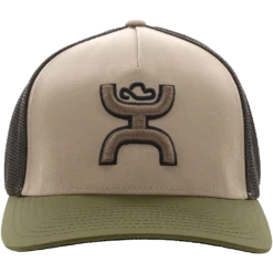 Hooey® Men's Coach 5-panel Tan & Brown Flexfit Cap 2212TNBR 8 Hooey® Men's Coach 5-panel Tan & Brown Flexfit Cap 2212TNBR -Ariat cap2