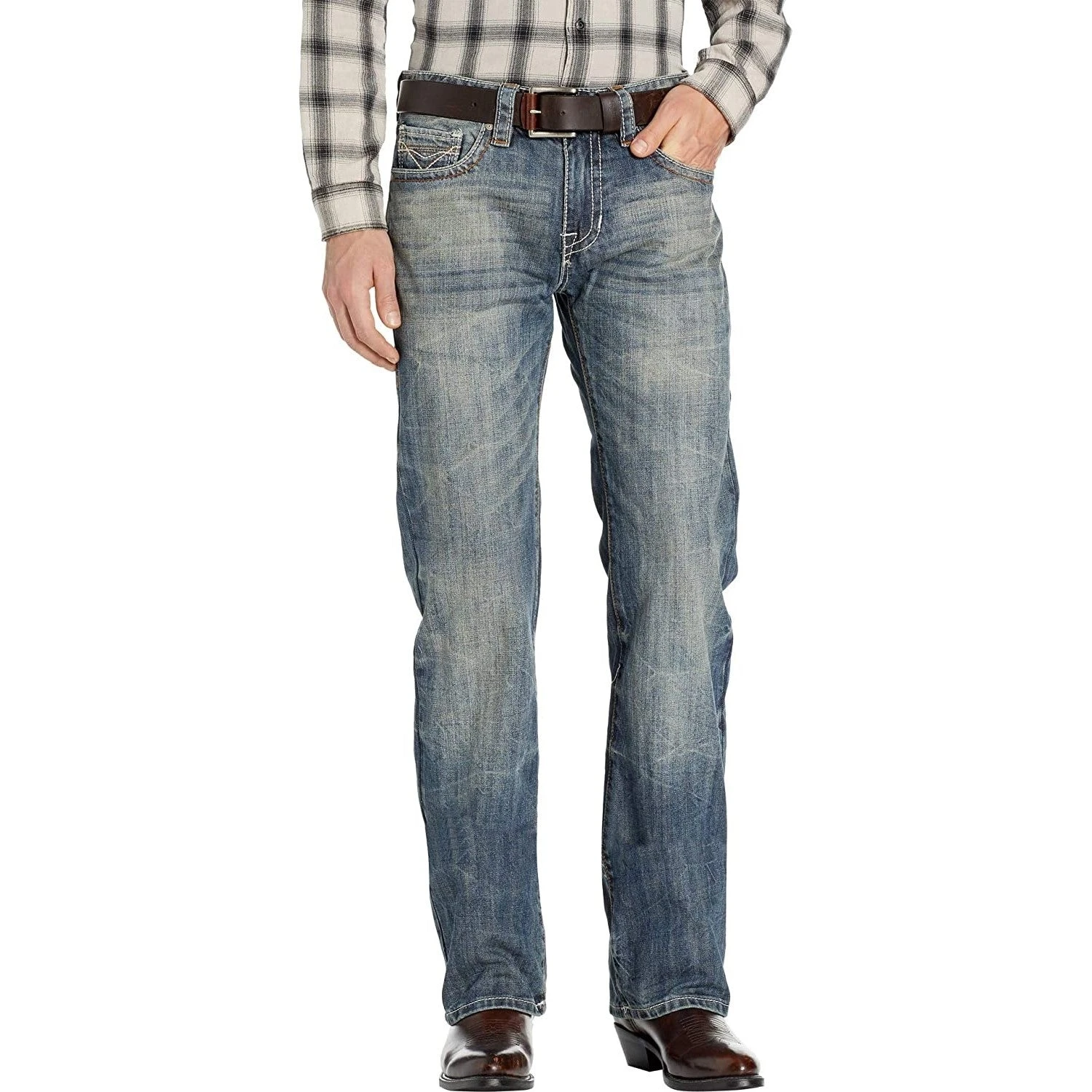 Rock & Roll Denim Men's Pistol Straight Leg Jeans M1P9263 4 Rock & Roll Denim Men's Pistol Straight Leg Jeans M1P9263 - Image 2