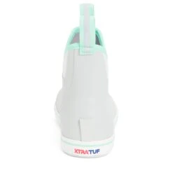 XTRATUF Ladies Waterproof Light Grey Deck Boots XWAB-102 -Ariat xwab 102 Back