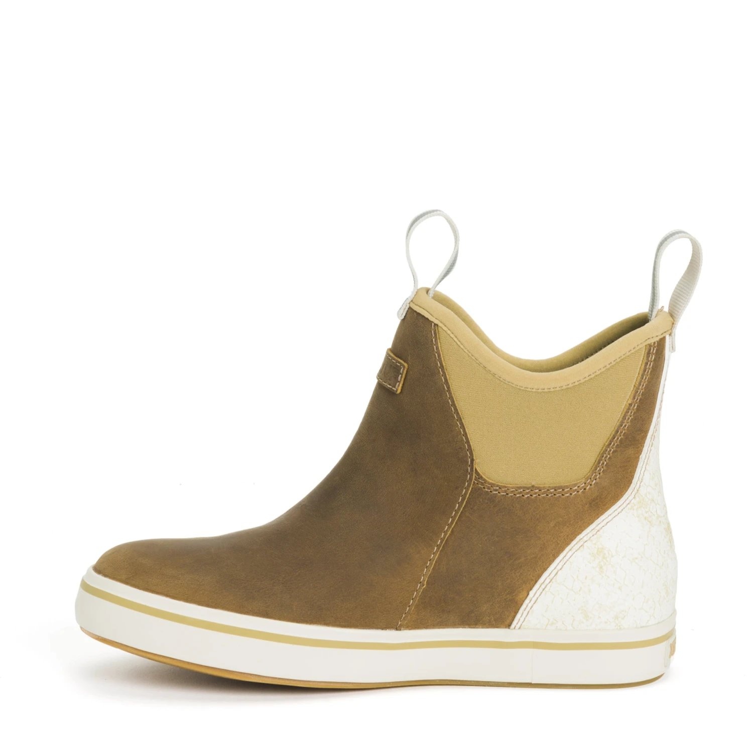 XTRATUF Ladies 6" Tan Leather Ankle Deck Waterproof Boots XWAL-901 8 XTRATUF Ladies 6" Tan Leather Ankle Deck Waterproof Boots XWAL-901 - Image 6